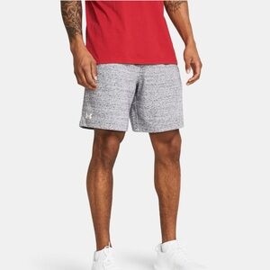 Under Armour Men's Gray UA Rival Terry Shorts